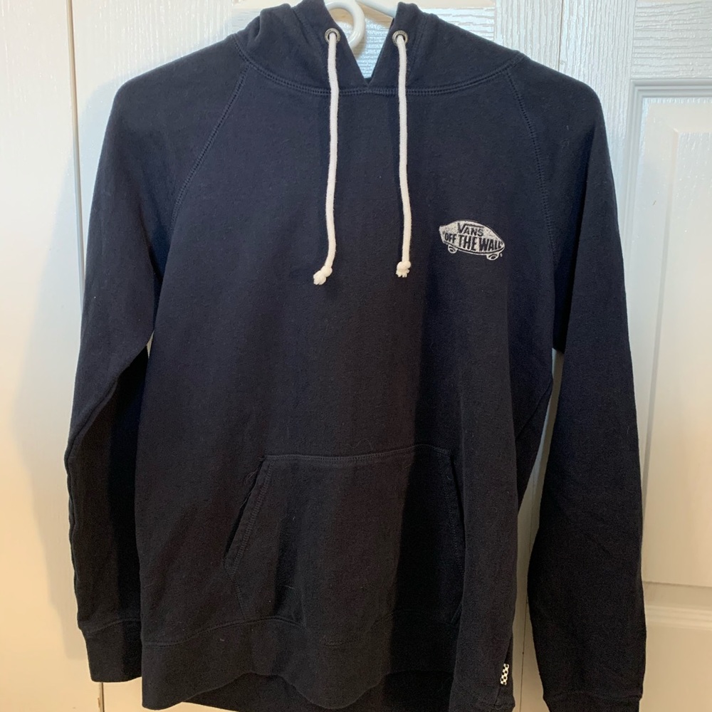 Vans Off The Wall Sweatshirt/Hoodie in NAVY